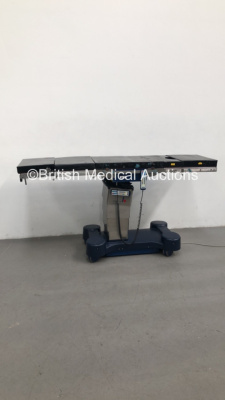 Berchtold Operon B 710 Electric Operating Table with Cushions and Controller (Powers Up and Tested Working) * Asset No FS 0146184 *