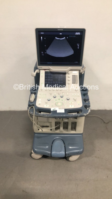 Toshiba Aplio XG Flat Screen Ultrasound Scanner Model SSA-790A with 1 x Transducer/Probes (PVT-375BT * Mfd 2014 *) (Powers Up-See Photos for Air Scans-Wear to the Front Keyboard) * SN 99F0924408 * * Mfd 2009 *