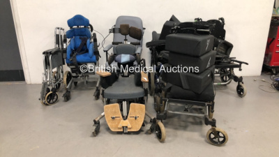 Job Lot of Wheelchairs Including 2 x Infant Activity Chairs,4 x Mixed Wheelchairs and 1 x Manual Wheelchair