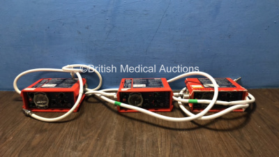 3 x paraPAC 200D Ventilators with 3 x Hoses *0910290 / 0209352*