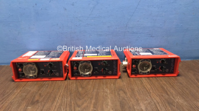 3 x paraPAC 200D Ventilators *0406288 / 1801219 / 11021863*