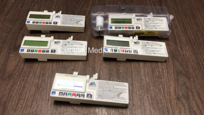 5 x CME Medical T34 Ambulatory Syringe Pumps (All Power Up when Tested with Stock Battery-Batteries Not Included) *W*