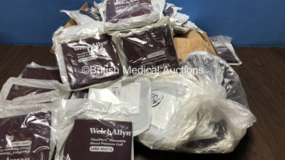 Large Quantity of Welch Allyn Adult 12 Blood Pressure Cuffs