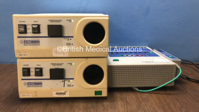 Mixed Lot Including 2 x Eschmann Smoke Evacuation Units (Both Power Up) 1 x Medtronic Locallisa Intracardiac Navigation System (No Power)