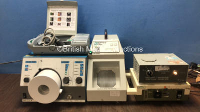 Mixed Lot Including 1 x Valleylab OptiMumm Smoke Evacuator Unit (Powers Up) 1 x Bardscan II PA PA-00145 Bladder Scanner (Untested Due to No Power Supply with Damaged Door-See Photo) 1 x Plume Safe Buffalo Smoke Evacuation System (Powers Up) 1 x Karl Storz