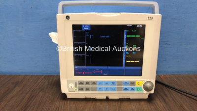 GE B20 Patient Monitor Including ECG, SpO2 NIBP and Printer Options (Powers Up) *Mfd 02 / 2013*