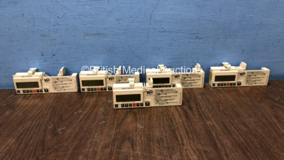 5 x CME Medical T34 Syringe Pumps (All Power Up when Tested with Doner Battery-Batteries Not Included)