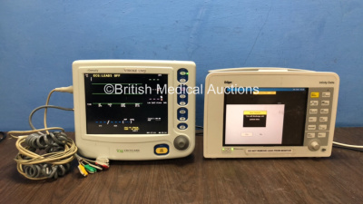 Job Lot Including 1 x Criticare nGenuity Patient Monitor Including ECG/Resp, Temp, NIBP and SpO2 Options Software Version 2.2 (Powers Up) 1 x Drager Infinity Delta Patient Monitor Including HemoMed 1, Aux/Hemo 2, Aux/Hemo 3, NBP and MultiMed Options (Powe