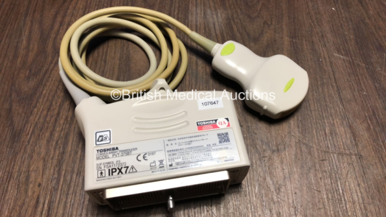 Toshiba Model PVT-375BT Convex Array Transducer / Probe *Mfd 2011* *FSA1172372*