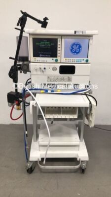 Datex-Ohmeda Anaesthesia Delivery Unit Ver M1039821-9.0 with Datex-Ohmeda Anaesthesia Monitor, Datex-Ohmeda Module Rack, Bellows and Hoses (Powers Up)