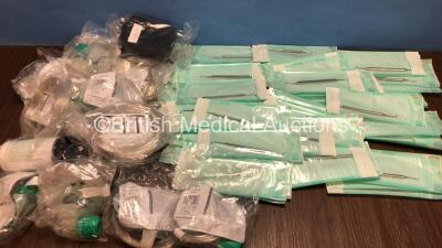 Mixed Lot Including Dental Instruments and Consumables Including Pediatric EcoLite Aerosol Masks and Oxygen Tubes