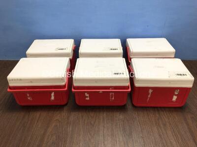 6 x Coleman Transfusion Cool Boxes