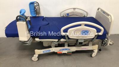 Hill-Rom Affinity 4 Electric Birthing Bed Model P3700B000063 with Cushions and Stirrups (Powers Up) *S/N M111AA5519* 