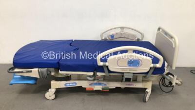 Hill-Rom Affinity 4 Electric Birthing Bed Model P3700B000063 with Cushions and Stirrups (Powers Up) *S/N M111AA5516*