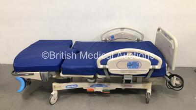 Hill-Rom Affinity 4 Electric Birthing Bed Model P3700B000063 with Cushions and Stirrups (Powers Up) *S/N M11AA5518*