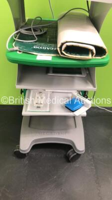 Megadyne Mega Power Electrosurgical/Diathermy Unit Ref 1000 with 1 x Dual Footswitch and 1 x Bipolar Dome Footswith (Powers Up) - 4