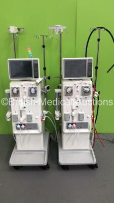 2 x Nikkiso DBB-05 Dialysis Machines Software Versions 1.3C Running Hours 27685 / 28773 (1 x Powers Up,1 x Draws Power with Blank Screen) * SN 68056N01 / 67006-01 *