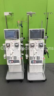 2 x Nikkiso DBB-05 Dialysis Machines Software Versions 1.3C Running Hours 9898 / 31949 (Both Power Up) * SN 67006-02 / 67005-04 *