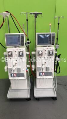 2 x Nikkiso DBB-05 Dialysis Machines Software Versions 1.3C Running Hours 5442 / 13251 (Both Power Up) * SN 67006-05 / 67006-03 *