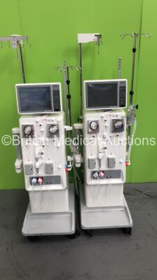 2 x Nikkiso DBB-05 Dialysis Machines Software Versions 1.3C Running Hours 8791 / 27105 (Both Power Up) * SN 66247-04 / 68061-02 *