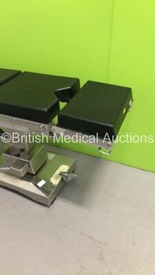 Eschmann MR Hydraulic Operating Table with Cushions (Hydraulic Tested Working) *Complete* *Asset No FS 0123026* - 3