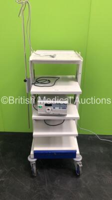 CTL Medical Stack Trolley Including Olympus OTV-SI Digital Processor (Powers Up) * SN 7356116 *