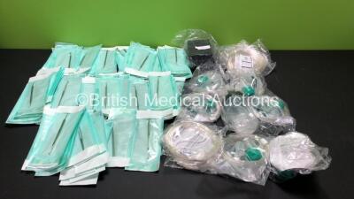 Mixed Lot Including Dental Instruments and Consumables Including Pediatric EcoLite Aerosol Masks and Oxygen Tubes