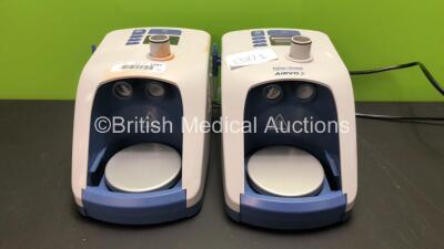 2 x Fisher & Paykel Airvo 2 Ref PT101UK Humidifier Units (Both Power Up) *160913035866 / 170612052638*