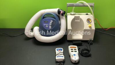 Mixed Lot Including 1 x Arizant Healthcare Bair Hugger Model 750 Warming Unit (No Power) 1 x Eschmann VP25 Suction Unit (Powers Up with Missing Cup) 1 x Pettrust Animal Blood Pressure Monitor with 1 x AC Power Supply (Powers Up) 1 x CAT+ Doppler (No Power