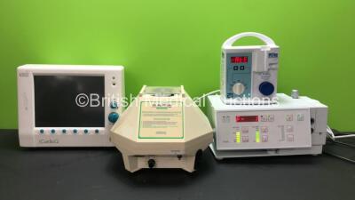 Mixed Lot Including 1 x Deltex Medical Cardioq Patient Monitor (No Power) 1 x Clinispin 2000 Centrifuge (No Power) 1 x Flexiflo Patrol Enteral Pump (Powers Up) 1 x KaVo Type 905 Drill Unit (Powers Up)