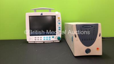 Mixed Lot Including 1 x GE Type F-FM-01 Patient Monitor with 1 x SM 201-6 Battery (Powers Up) 1 x Powervar UPS Unit (No Power) *6726481 / 55042-22R*