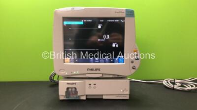 Philips Intellivue MP50 Anesthesia Monitor with 1 x Philips IntelliVue G5 M1019A Anesthetic Gas Module (Both Power Up , Missing Dial-Se Photo) *Mfd 2015, 2015* *S/N 313214 / 313216 / ASHA-0085 / DE483B7890*