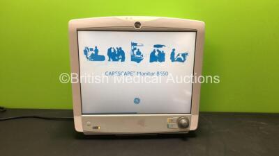 GE Carescape B650 Critical Care Monitor (Powers Up) *S/N SEW13099349HA / 311527 Mfd 2013*