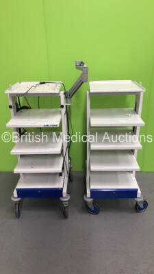 2 x Karl Storz Stack Trolleys