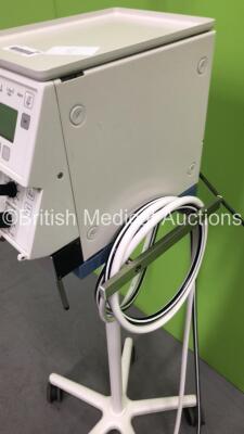 Drager Babylog 8000 Plus Ventilator Software Version 5.01 Running Hours 4477 on Stand with Hoses Ref 8409200-46 (Powers Up) * Mfd 2008 * * SN ARZC-0005 * - 4