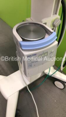 Drager Evita XL Ventilator Ref 8419601-04 Version 7.05 - Running Hours 48688 with Fisher & Paykel MR850AEK Respiratory Humidifier and Hoses on Stand (Powers Up) * SN ASAD-0034 * * Mfd 2009 * - 4
