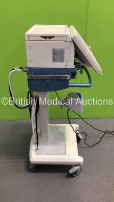 Drager Evita XL Ventilator Ref 8414900-29 Version 7.02 - Running Hours 49179 with Fisher & Paykel MR850AEK Respiratory Humidifier and Hoses on Stand (Powers Up) * SN ARYF-0153 * * Mfd 2007 * - 7