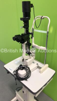 Topcon SL-3C Slit Lamp with 2 x 16 x Eyepieces,1 x 10x Eyepiece on Motorized Table (Powers Up with Good Bulb) - 5
