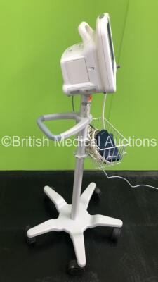 GE Dash 4000 Patient Monitor on Stand with BP,SpO2,Temp/CO,CO2,NBP,ECG Options and Assorted Leads (Powers Up) * Mfd 2009 * - 7