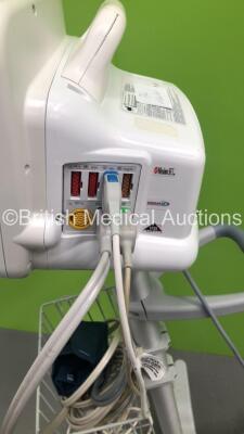 GE Dash 4000 Patient Monitor on Stand with BP,SpO2,Temp/CO,CO2,NBP,ECG Options and Assorted Leads (Powers Up) * Mfd 2009 * - 11