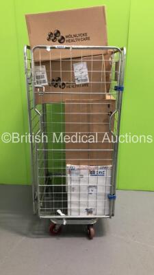 Cage of Consumables Including Hoist Slings and Molnlycke Barrier OP-Sheets (Cage Not Included - Out of Date)