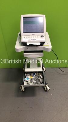 EDAN F9 Express Fetal/Maternal Monitor Version 2.61 on Stand with MECG,NIBP,DECG,US2,EXT1,Temp,SpO2,TOCO,US1 and MARK Options,1 x TOCO Transducer,1 x US Transducer and 1 x SpO2 Finger Sensor (Powers Up) (95640013510)