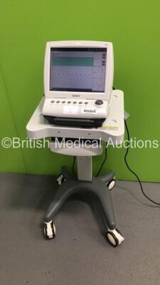 EDAN F9 Express Fetal/Maternal Monitor Version 2.61 on Stand with MECG,NIBP,DECG,US2,EXT1,Temp,SpO2,TOCO,US1 and MARK Options,1 x TOCO Transducer,1 x US Transducer and 1 x SpO2 Finger Sensor (Powers Up) (95640013510)