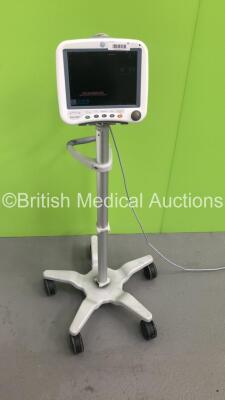 GE Dash 4000 Patient Monitor on Stand with SpO2,Temp/CO,NBP and ECG Options (Powers Up) * Mfd 2011 * - 5