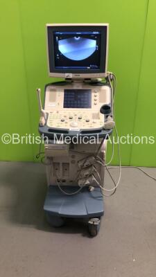 Toshiba Xario SSA-660A Ultrasound Scanner *S/N 99C05Y3479* **Mfd 11/2005**  with 4 x Transducer / Probe (PLT-1204AT, PVT-661VT *Mfd 11/2011*, PLT-604AT and PVT-375BT *Mfd 02/2015*) and Sony UP-D897MD Digital Graphic Printer (Powers Up)