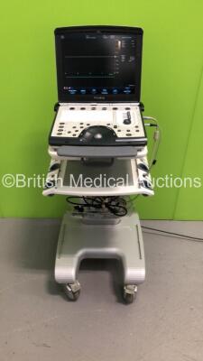 GE Vivid q Portable Ultrasound Scanner Ref H45031EY *S/N 020696Vq* **Mfd 11/2010** Application Software Version 10.3.0 Build 114 System Software Version 3.1.16 on GE Cart (Powers Up)