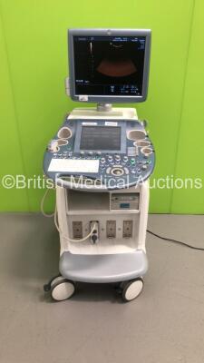 GE Voluson E8 Flat Screen Ultrasound Scanner *S/N D163891* **Mfd 05/2012** Software Version 12.0.6.586 with 1 x Transducer / Probe (C4-8-D Ref 5336340 *Mfd 02/2012*) with Mitsubishi P95 Printer (Powers Up)