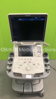 Toshiba Aplio 500 Flat Screen Ultrasound Scanner *S/N T1D12Y3482* **Mfd 11/2012* Software Version V2.10 R803 (Powers Up) - 5