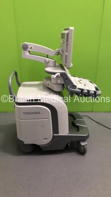 Toshiba Aplio 500 Flat Screen Ultrasound Scanner *S/N T1D12Y3482* **Mfd 11/2012* Software Version V2.10 R803 (Powers Up) - 10