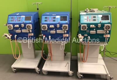 2 x Gambro AK 200 S Dialysis Machines Version 10.00 and 1 x Gambro AK 200 Ultra S Dialysis Machine Version 10.00 (All Power Up) * SN 25040 / 24681 / 20050 * * Mfd 2009 / 2009 / 2009*